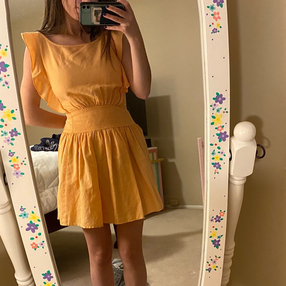 Orange Free People dress (open and ties in the back)